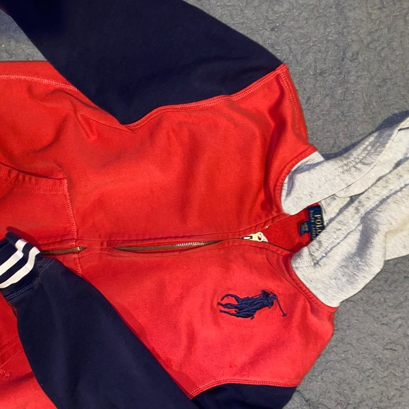 Ralph Lauren Polo Rare Vintage hooded zip up jacket - Picture 3 of 4